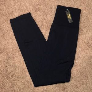 Navy High Waist Fleece Lined Leggings